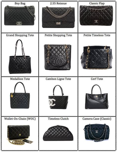 chanel bags design|types of chanel bags.